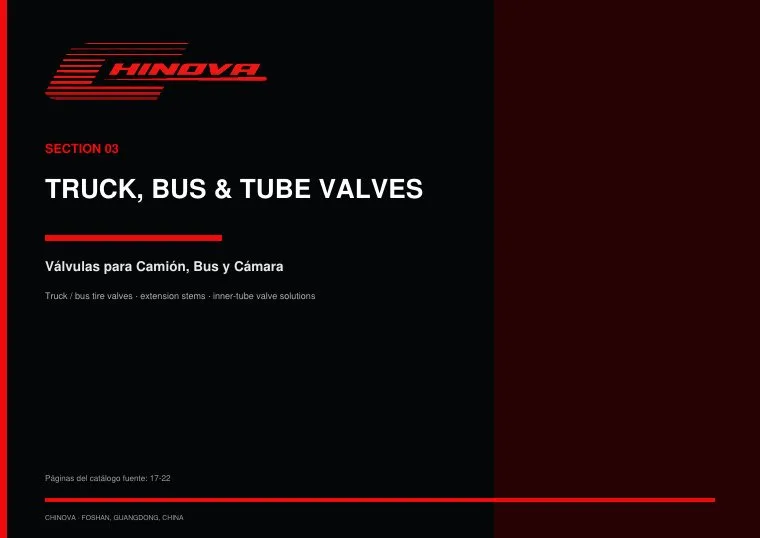 Portada Valvulas para Camion Autobus y Camara