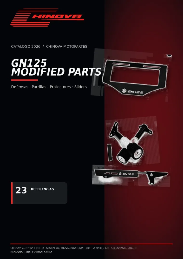 Portada Piezas Modificadas GN125 2026