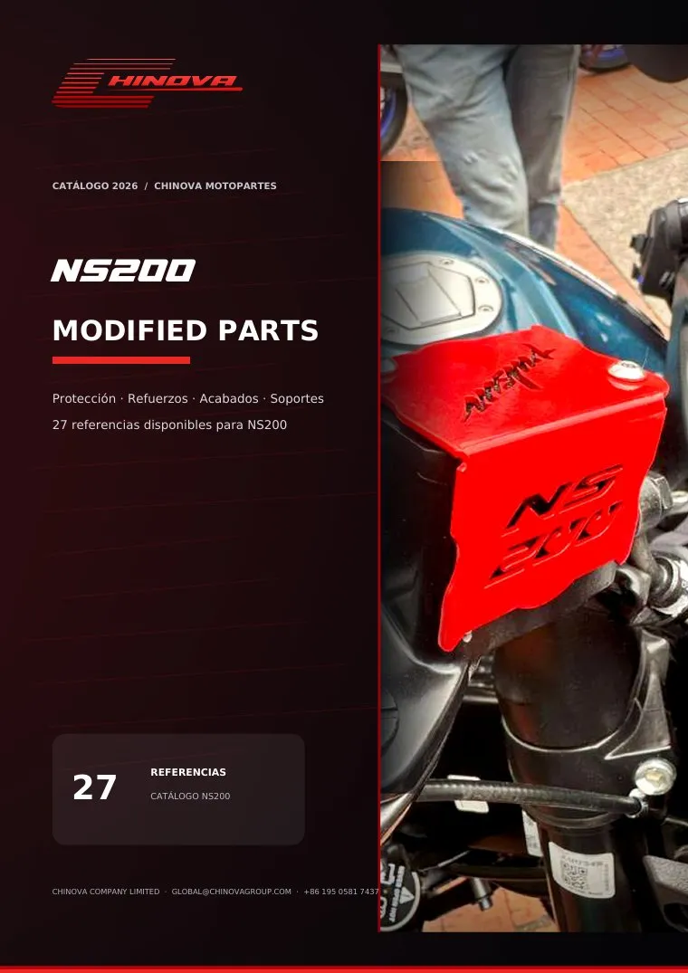 Portada Piezas Modificadas NS200 2026