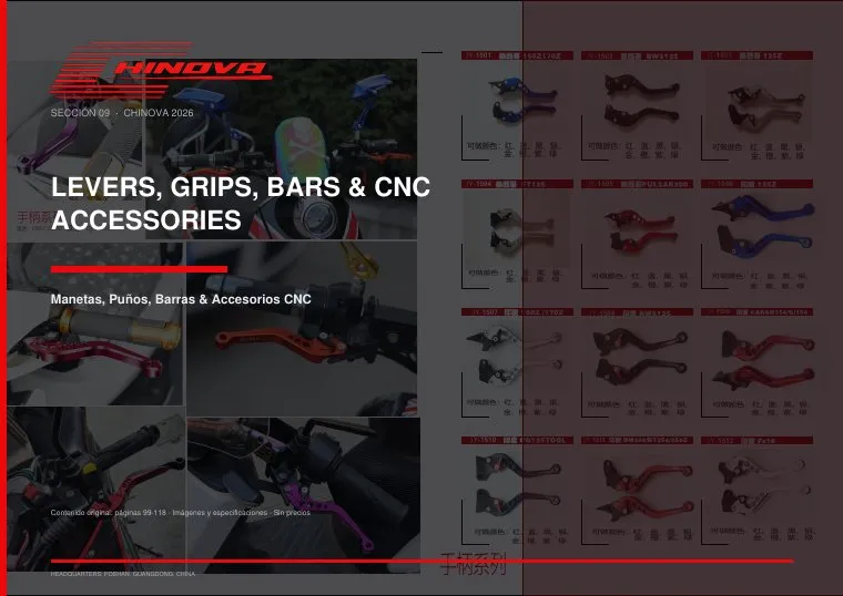 Portada Manetas Punos Barras y Accesorios CNC