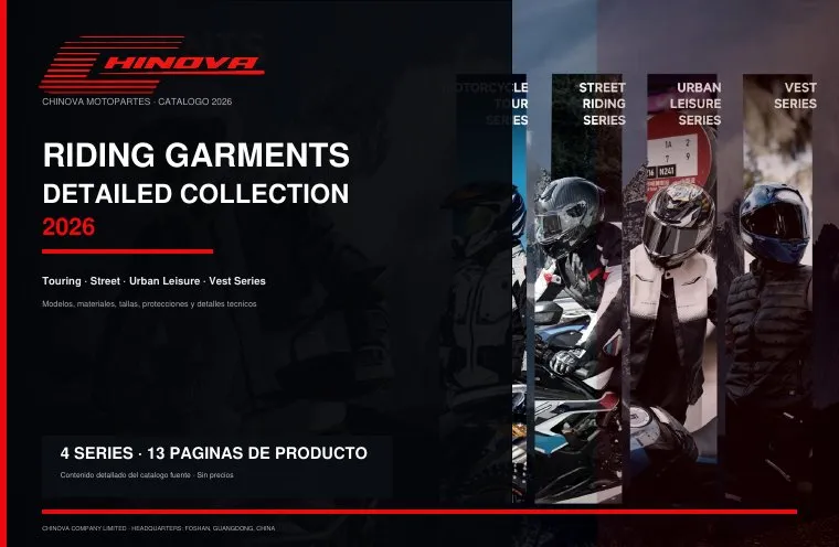Portada Ropa Motociclista Detallada 2026 Versión CN