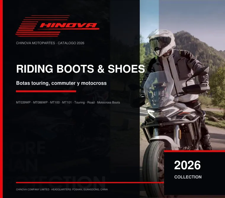 Portada Botas y Calzado para Motociclista Versión CN